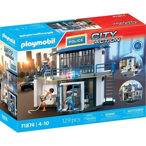Playmobil City Action Αστυνομικό Τμήμα Με Δωμάτιο Ερευνών για 4-10 ετών 71874 - Image 1