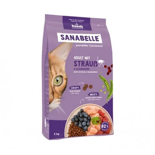 Bosch Petfood Concepts Ostrich Ξηρά Τροφή για Ενήλικες Γάτες 2kg - Image 1
