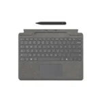 Microsoft Surface Pro Copilot Button + Slim Pen Πληκτρολόγιο με Touchpad Αγγλικό US Platinum