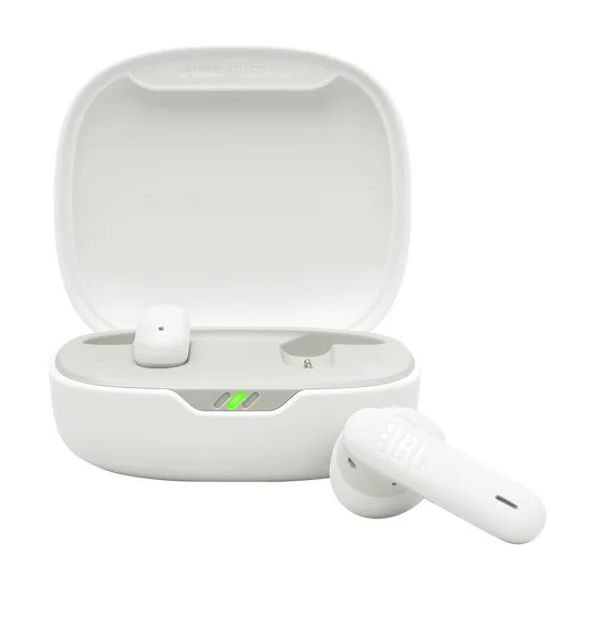JBL Vibe Flex 2 Earbud Bluetooth Handsfree Ακουστικά με Θήκη Φόρτισης Λευκά - Image 1