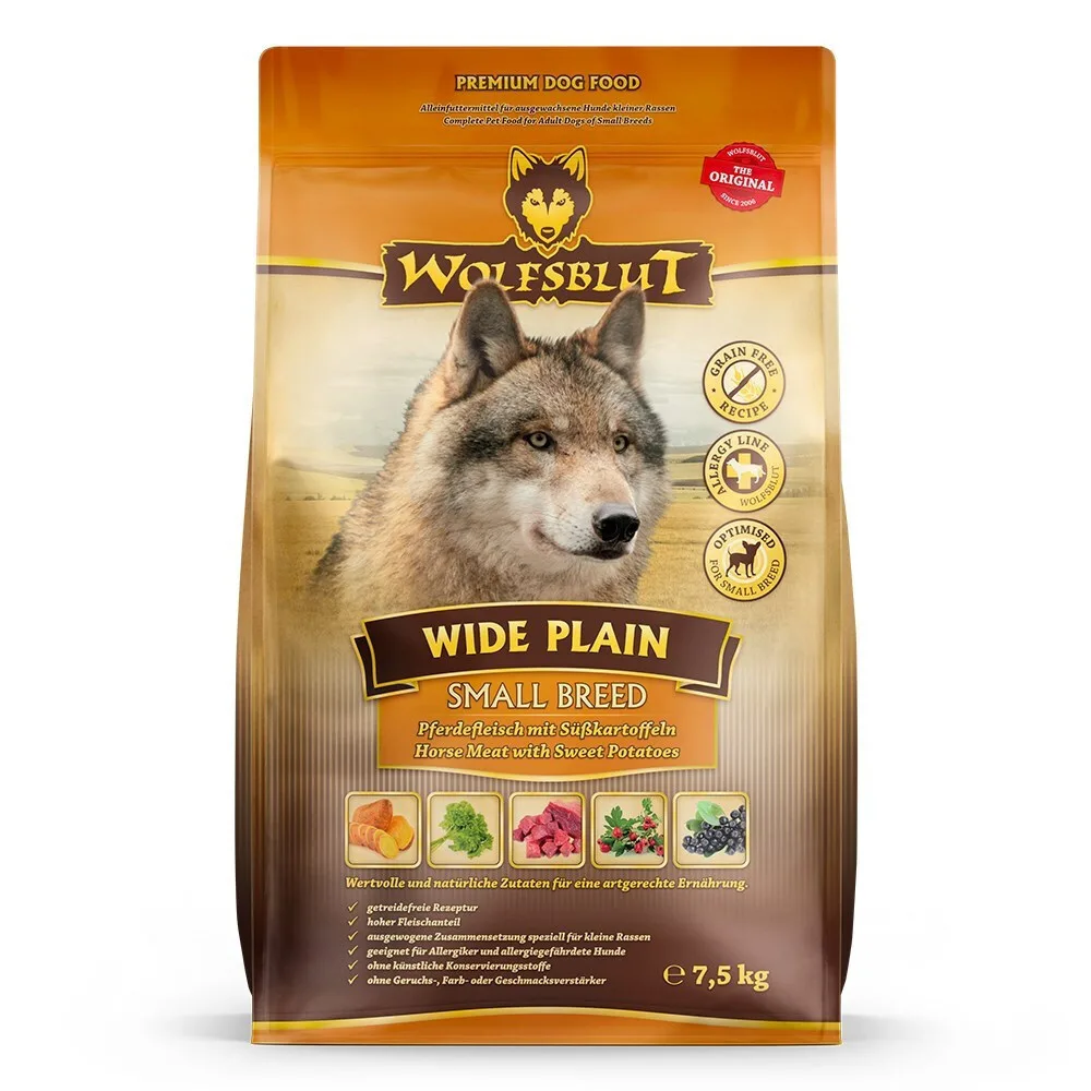 Wolfsblut Wide Plain 7.5kg Ξηρά Τροφή για Ενήλικους Σκύλους Μικρόσωμων Φυλών με Ορτύκι και Πατάτες - Image 1
