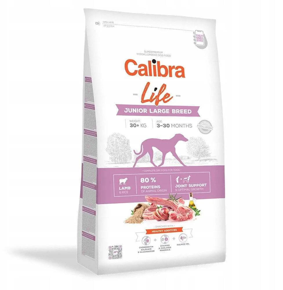 Calibra Junior 2.5kg Ξηρά Τροφή Σκύλων Μεγαλόσωμων Φυλών με Αρνί και Βοδινό - Image 1