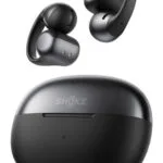 Shokz OpenDots ONE Open Ear Bluetooth Handsfree Ακουστικά με Αντοχή στον Ιδρώτα και Θήκη Φόρτισης Μαύρα