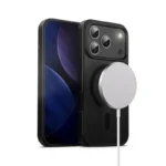 Crong Hybrid Back Cover Πλαστικό Μαύρο (iPhone 17 Pro)