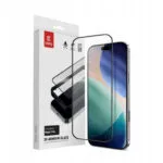 Crong 2.5D 0.33mm Tempered Glass Μαύρο (iPhone 17 / 17 Pro / 16 Pro)