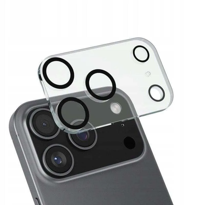 Crong Lens Shield Προστασία Κάμερας Μεμβράνη Διάφανο για το iPhone 17 Pro - Image 1
