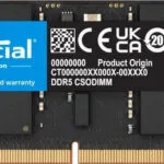 Crucial DDR5 με Module 1x24GB και Ταχύτητα 6400 για Laptop