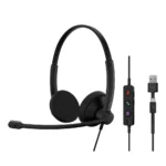Epos IMPACT MS Stereo On Ear Multimedia Ακουστικά με μικρόφωνο και σύνδεση USB-A / USB-C