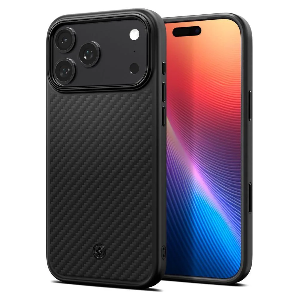 Spigen Enzo Aramid Back Cover Aramid Fiber Μαύρο (iPhone 17 Pro) ACS09959 - Image 1