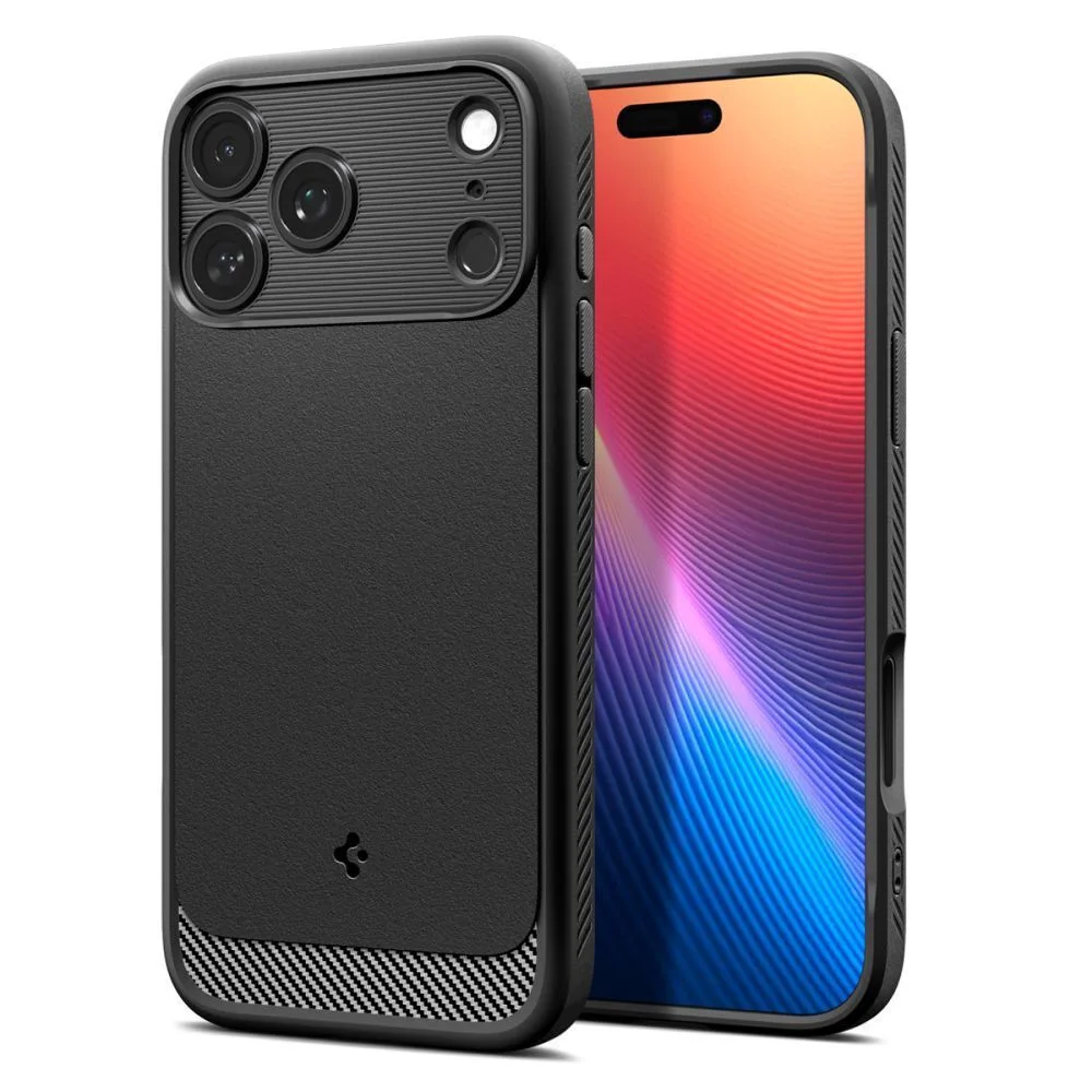 Spigen Rugged Armor Back Cover Πλαστικό / Σιλικόνης Matte Black (iPhone 17 Pro Max) ACS10263 - Image 1