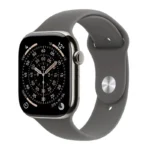 Apple Watch Series 11 Cellular Titanium 42mm Αδιάβροχο με eSIM και Παλμογράφο (Natural Titanium Case with Stone Grey Sport Band - M/L)