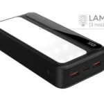Rebeltec P20 LCDPD Power Bank 20000mAh με 2 Θύρες USB-A και Θύρα USB-C Power Delivery Μαύρο