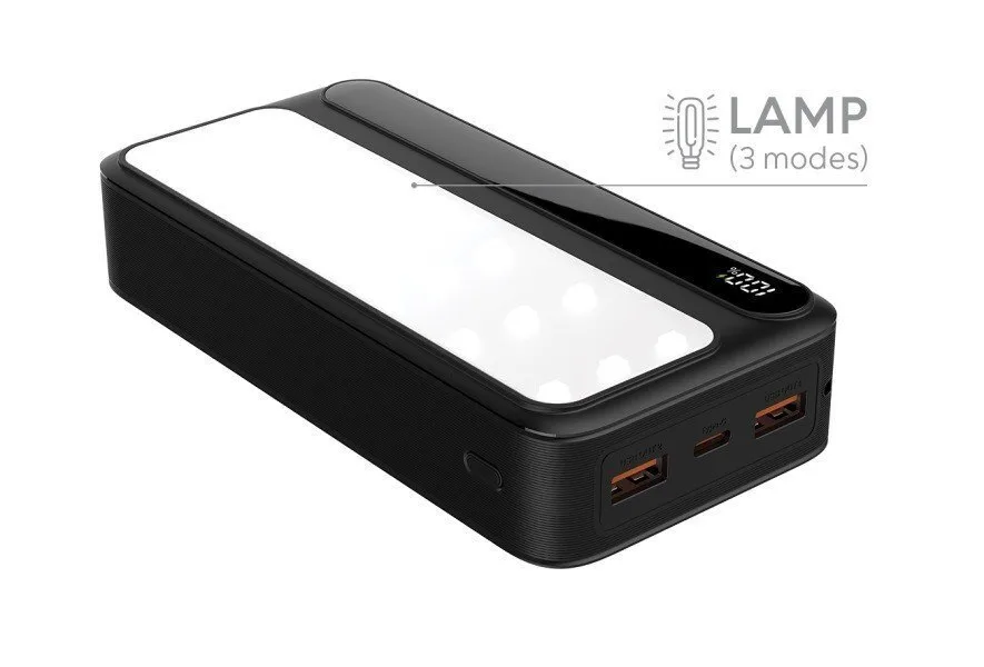 20250910172153_rebeltec_p20_lcdpd_power_bank_20000mah_me_2_thyres_usb_a_kai_thyra_usb_c_power_delivery_mayro Rebeltec P20 LCDPD Power Bank 20000mAh με 2 Θύρες USB-A και Θύρα USB-C Power Delivery Μαύρο - Image 1
