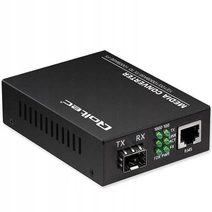 20250911101528_qoltec_media_converter_1tmch Qoltec Media Converter 1τμχ - Image 1