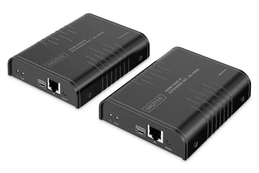 Extender Extender Over Cat.6 Twisted Pair Hdmi 4k/60hz Kvm Usb 2.0 Via 1g Ip Up To 120m/200m Max 253 Receivers Touch Screen - Image 1