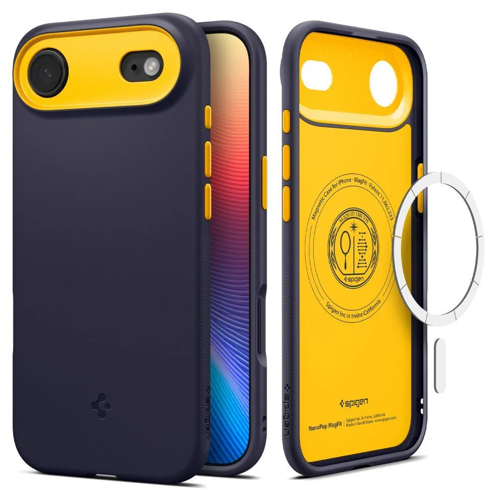 Spigen Caseology Nano Pop MagFit Back Cover Σιλικόνης Blueberry Navy (iPhone Air) ACS10300 - Image 1