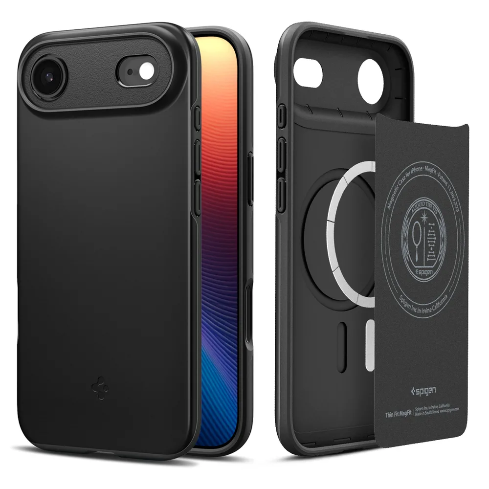 Spigen Thin Fit Mag Back Cover Πλαστικό 1.55mm Μαύρο (iPhone Air) ACS10306 - Image 1