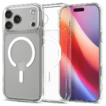 Spigen Ultra Hybrid Mag Back Cover Πλαστικό 2mm Clear White (iPhone 17 Pro) ACS10346