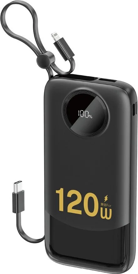 20250912114914_dudao_k13_power_bank_10000mah_22_5w_me_thyra_usb_a_kai_thyra_usb_c_power_delivery_mayro Dudao K13 Power Bank 10000mAh 22.5W με Θύρα USB-A και Θύρα USB-C Power Delivery Μαύρο - Image 1