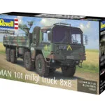 Assembly Model Revell Military Truck Man 10t Milgl.8x8 245 Pieces