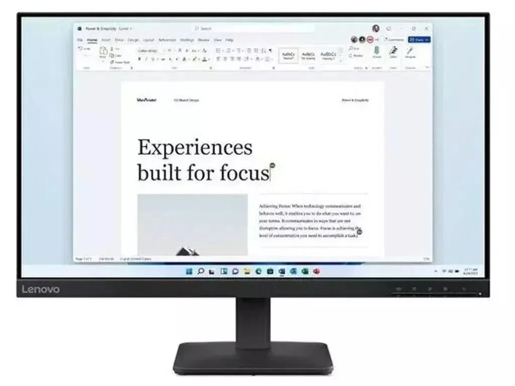 20250912152530_lenovo_l24_4e_ips_monitor_23_8_fhd_1920by1080_me_chrono_apokrisis_4ms_gtg Lenovo L24-4e IPS Monitor 23.8" FHD 1920x1080 με Χρόνο Απόκρισης 4ms GTG - Image 1