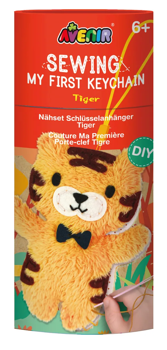 20250914082239_first_sewing_set_keychain_tiger First Sewing Set Keychain Tiger - Image 1