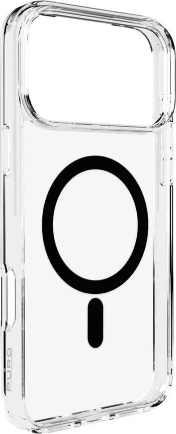 Puro Lite Mag Back Cover Σιλικόνης / Πλαστικό 1mm Μαύρο (iPhone 17 Pro) PUIPC17P63LITEMBLK - Image 1