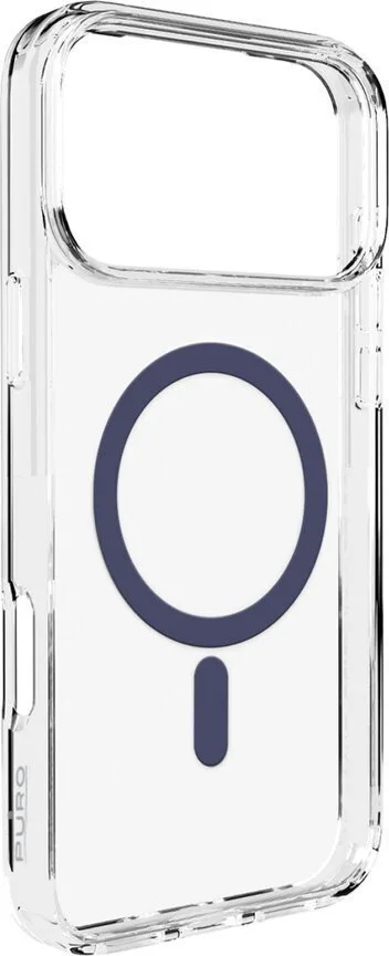 Puro Lite Mag Back Cover Σιλικόνης / Πλαστικό 1mm Μπλε (iPhone 17 Pro) PUIPC17P63LITEMDKBL - Image 1