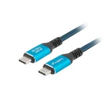 Lanberg USB 2.0 Cable USB-C male - USB-C 240W Μαύρο 1m CA-CMCM-45CU-0010-BK