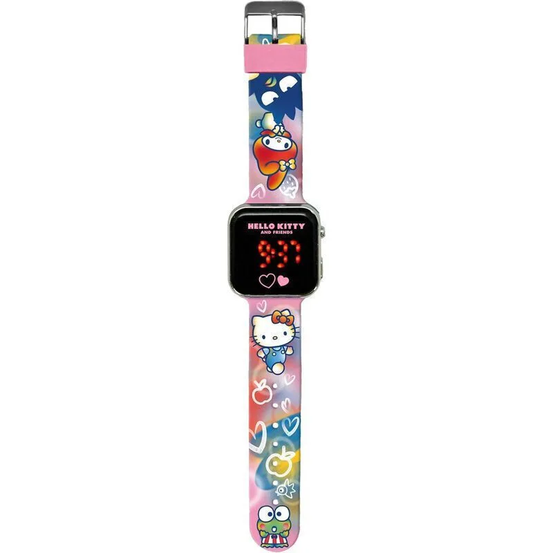 Hello Kitty Παιδικό Ψηφιακό Ρολόι 30mm Πολύχρωμο HK50151 - Image 1