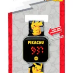 Pokemon Παιδικό Ψηφιακό Ρολόι Pikachu Μαύρο