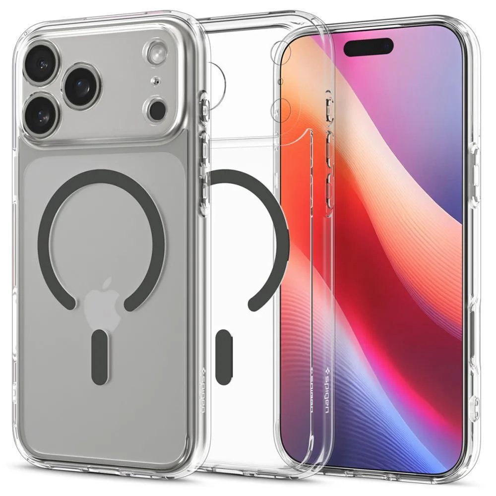 Spigen Ultra Hybrid Mag Back Cover Πλαστικό Clear Gray (iPhone 17 Pro Max) ACS10283 - Image 1