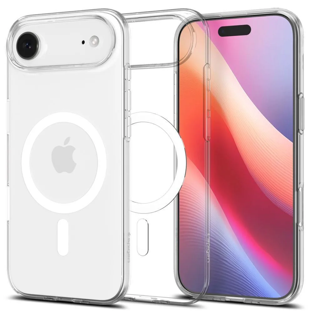 20250916114359_spigen_liquid_crystal_magsafe_back_cover_silikonis_clear_and_white_iphone_air_acs10395 Spigen Liquid Crystal MagSafe Back Cover Σιλικόνης Clear and White (iPhone Air) ACS10395 - Image 1