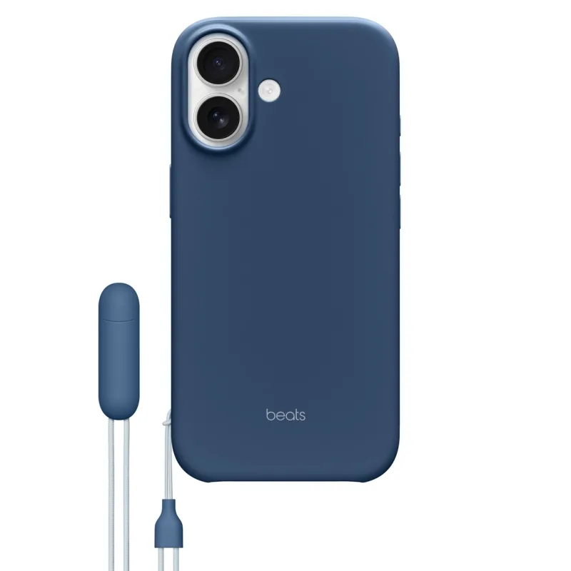 Beats Kickstand Case with MagSafe and Camera Control Back Cover Πλαστικό Bedrock Blue (iPhone 17) MGTM4LL/A - Image 1