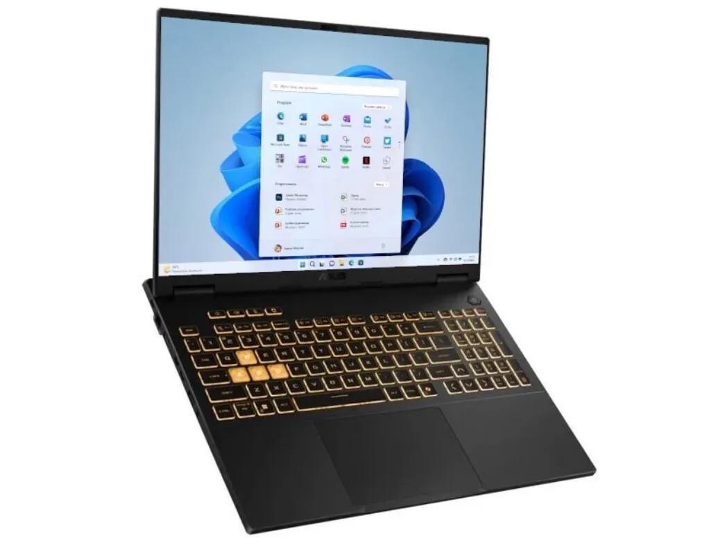 Asus TUF Gaming F16 16" FHD+ 165Hz (i5-13450HX/16GB/512GB SSD + 512GB SSD/GeForce RTX 5050/W11 Home) Jaeger Gray (US Keyboard) - Image 1