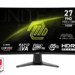 MSI MAG 276CXF VA Curved Gaming Monitor 27" FHD 1920x1080 280Hz με Χρόνο Απόκρισης 0.5ms GTG