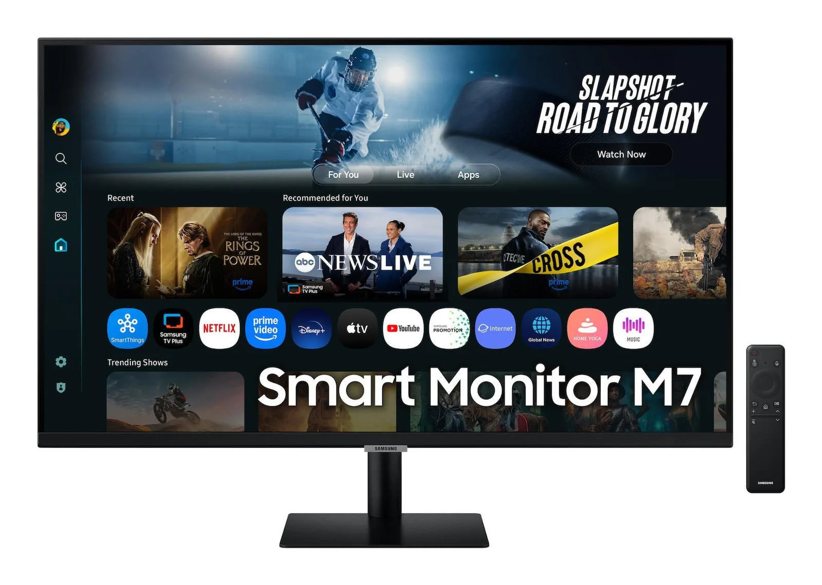 Samsung M7 M70F VA HDR Smart Monitor 32" 4K 3840x2160 με Χρόνο Απόκρισης 4ms GTG - Image 1