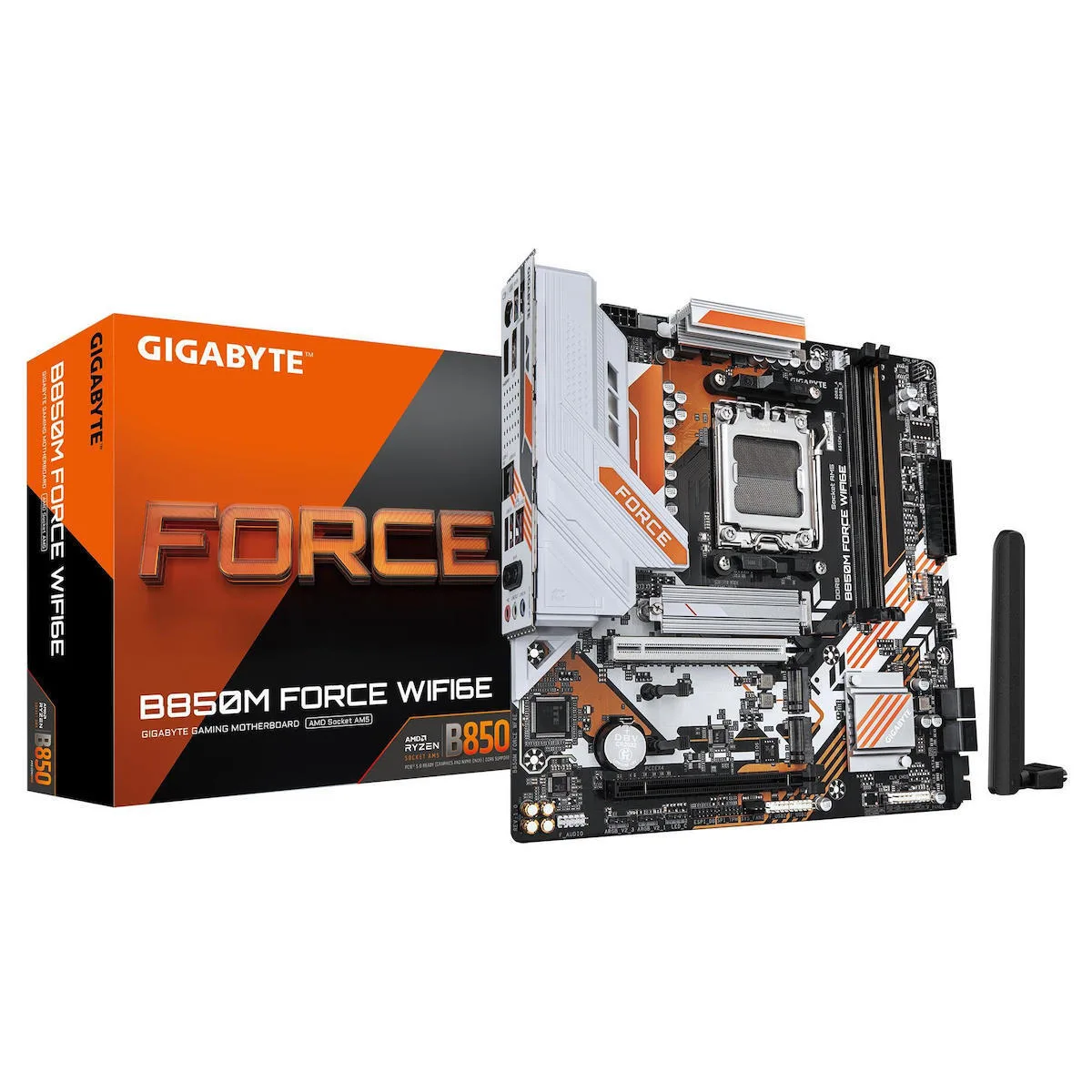 Gigabyte B850M FORCE WIFI6E Motherboard Micro ATX με AMD AM5 Socket - Image 1