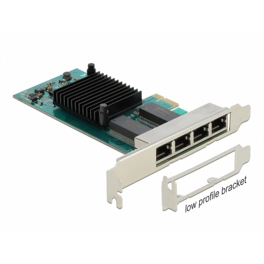 Delock Pci Express Card To 4 X Gigabit Lan Intel I350 Delock 88504 - Image 1