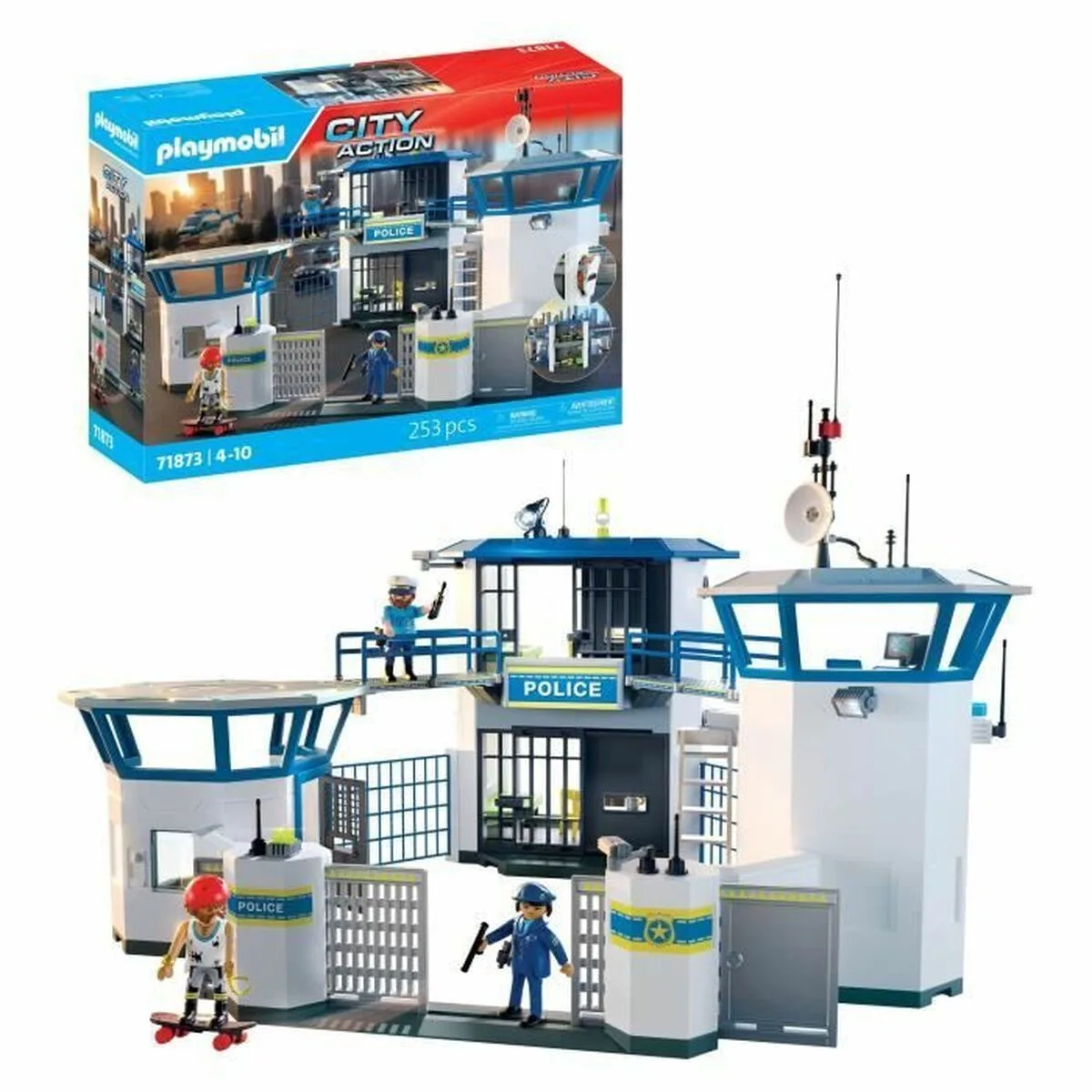Playmobil City Action Αρχηγείο Αστυνομίας για 4 ετών 71873 - Image 1