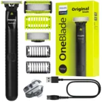 Philips Oneblade Shaver Qp1424/10 + Philips Oneblade Blade Qp610 Combs + Blade