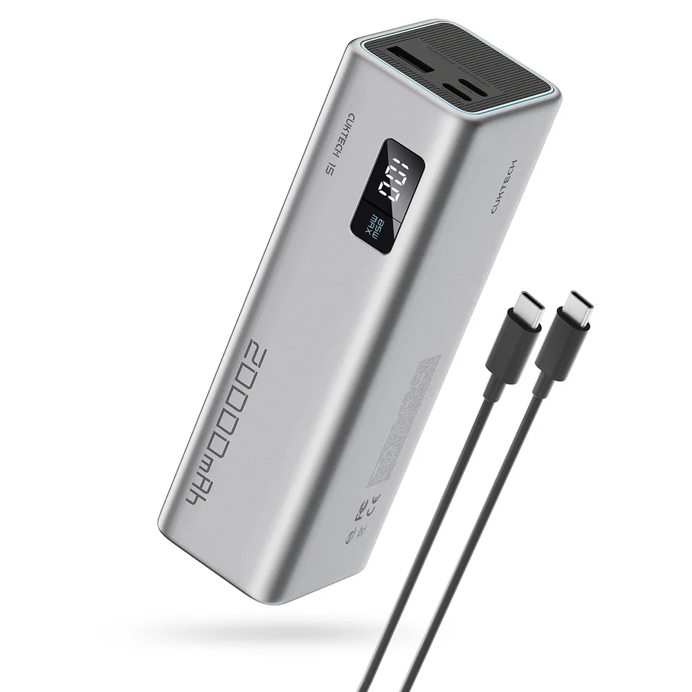 20250926123341_cuktech_cukp200xglgr_power_bank_20000mah_100w_me_thyra_usb_a_kai_2_thyres_usb_c_gri Cuktech CUKP200XGLGR Power Bank 20000mAh 100W με Θύρα USB-A και 2 Θύρες USB-C Γκρι - Image 1