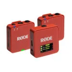Rode Wireless GO 3RD GEN Σετ Ασύρματο Μικρόφωνο Clip On Δημοσιογραφικό σε Κόκκινο Χρώμα