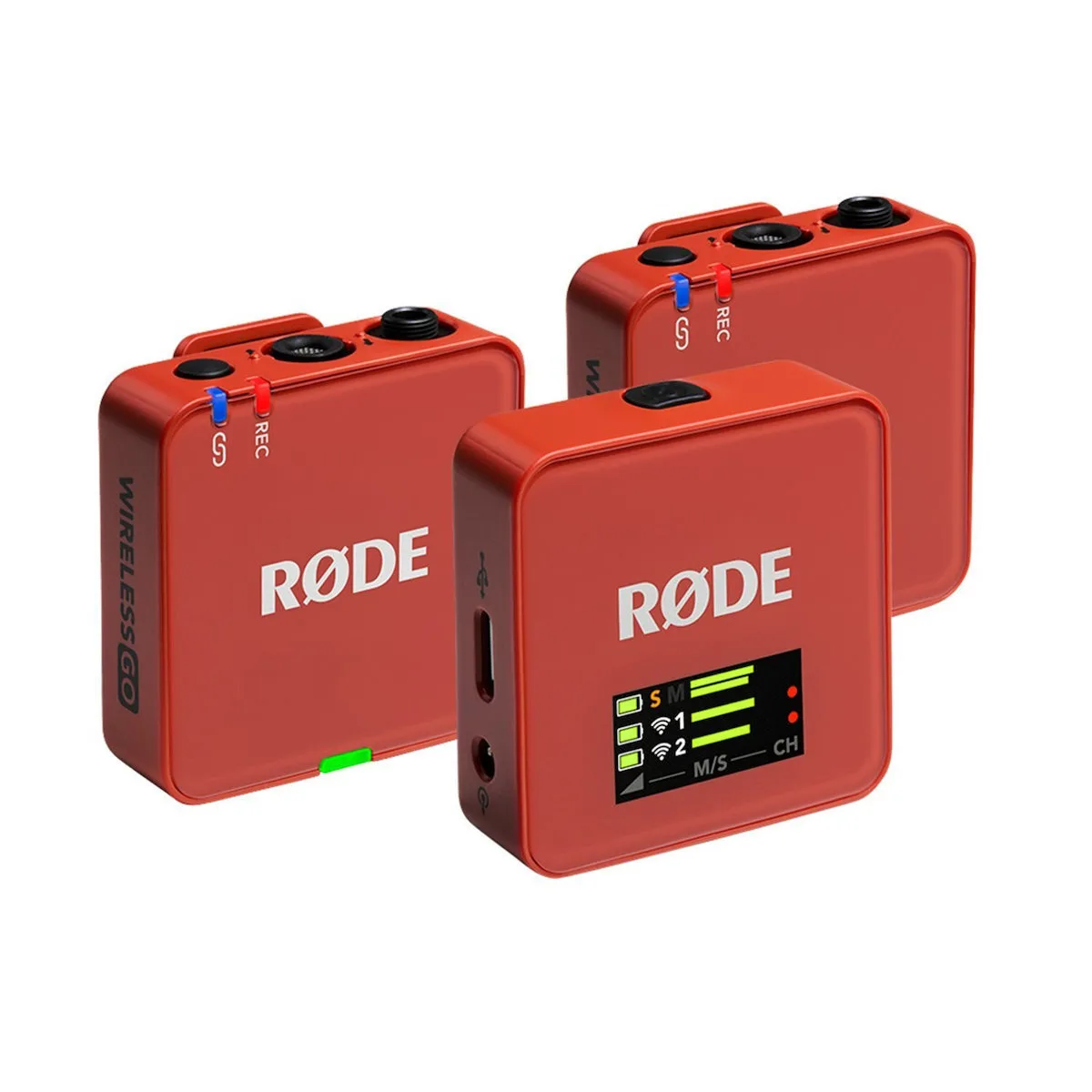 20250929142007_rode_wireless_go_3rd_gen_set_asyrmato_mikrofono_dimosiografiko_se_kokkino_chroma Rode Wireless GO 3RD GEN Σετ Ασύρματο Μικρόφωνο Clip On Δημοσιογραφικό σε Κόκκινο Χρώμα - Image 1