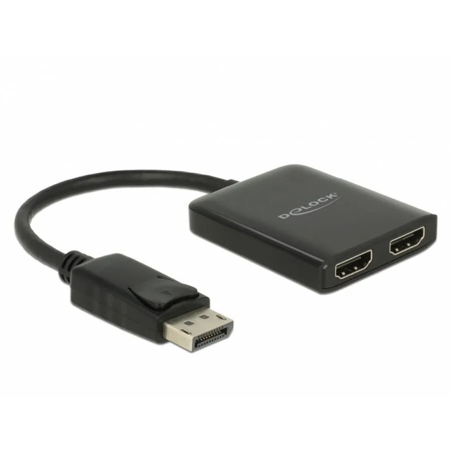 DeLock DisplayPort 1.4 Docking Station με HDMI Μαύρο (87769) - Image 1