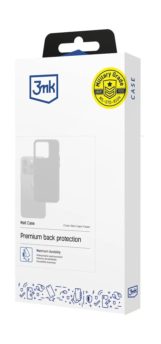 3MK Matt Back Cover Σιλικόνης Μαύρο (Samsung Galaxy S26+ - 3mk) - Image 1