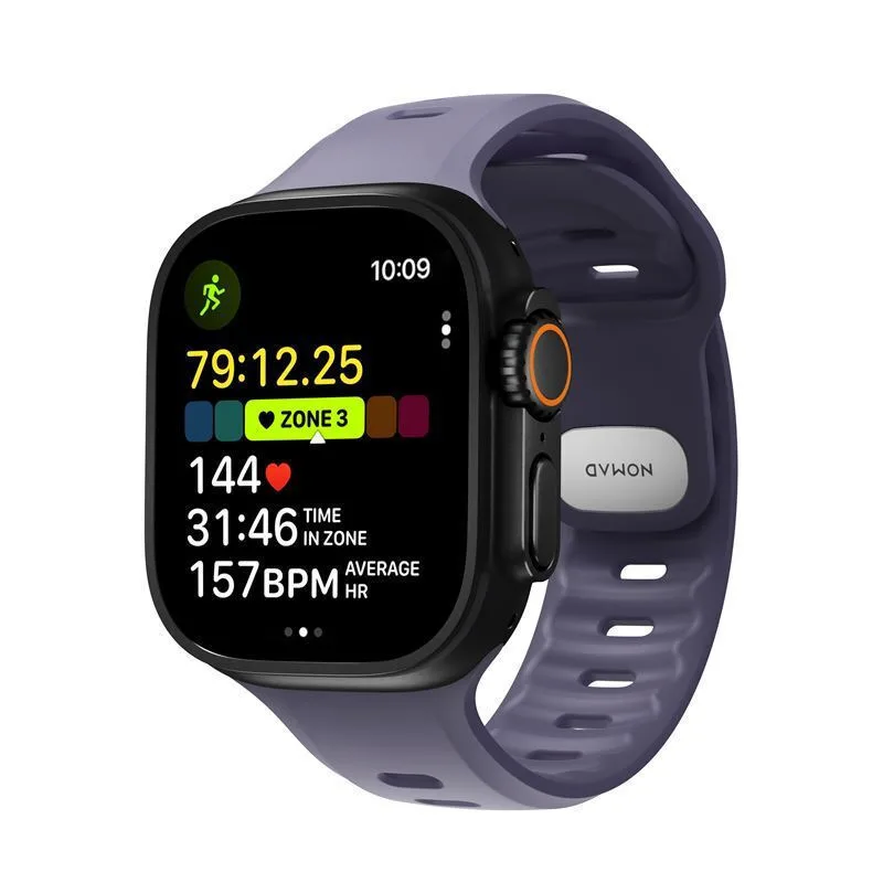 20250929151211_nomad_louraki_me_pin_mov_apple_watch_44_45_46mm_ultra_49mm Nomad Λουράκι Σιλικόνης με Pin Μωβ (Apple Watch 44/45/46mm/Ultra 49mm) - Image 1