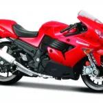 Φιγούρα Μοντελισμού Model Motorbike Kawasaki Ninja Zx 14 A Stand 1/18