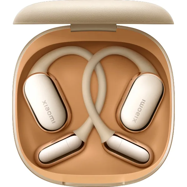 Xiaomi OpenWear Stereo Pro Open Ear Bluetooth Handsfree Ακουστικά με Αντοχή στον Ιδρώτα και Θήκη Φόρτισης Sand Gold - Image 1