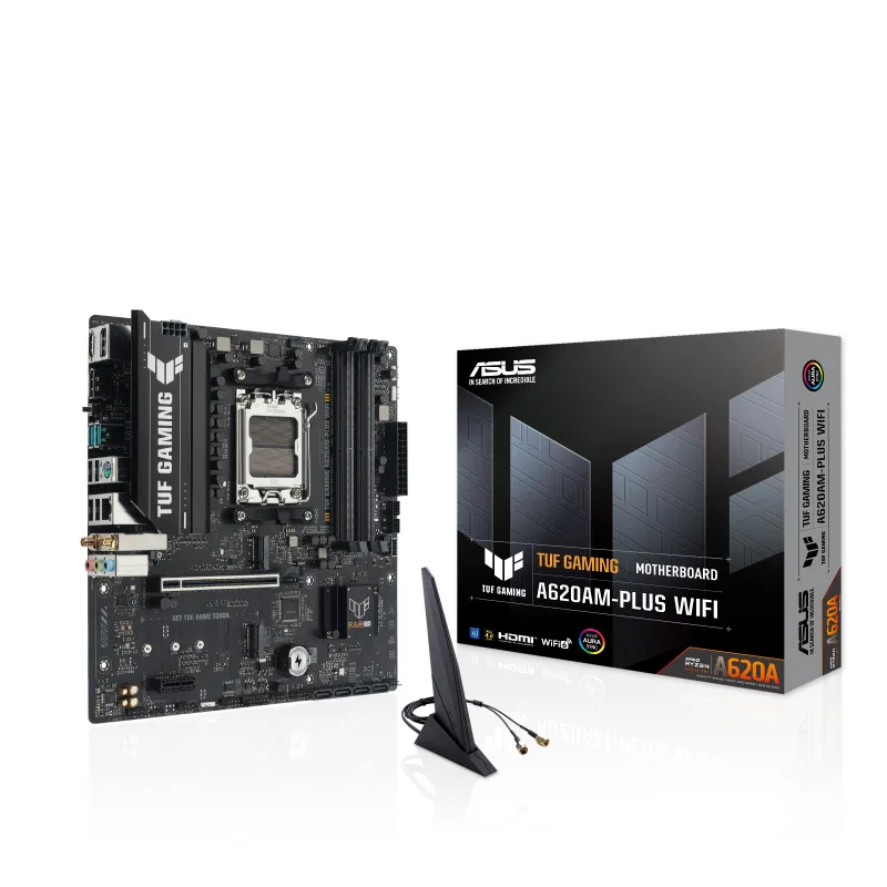 Asus TUF Gaming A620AM-PLUS WIFI Motherboard Micro ATX με AMD AM5 Socket 90MB1MZ0-M0EAY0 - Image 1
